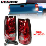 Pickup Red Tail Lights W/ Bulbs Chevy Silverado 1500 2500 3500 Fit for 2003-06  