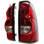 Pickup Red Tail Lights W/ Bulbs Chevy Silverado 1500 2500 3500 Fit for 2003-06  