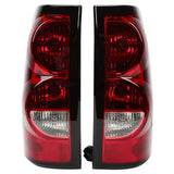 Pickup Red Tail Lights W/ Bulbs Chevy Silverado 1500 2500 3500 Fit for 2003-06  