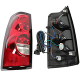 Pickup Red Tail Lights W/ Bulbs Chevy Silverado 1500 2500 3500 Fit for 2003-06  