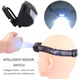 Super Bright Waterproof Head Torch Headlight LED USB Rechargeable Headlamp Fish