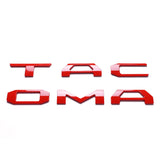 Red Tailgate Insert Letter Raised Emblem 3D Accessories for 2016-2023 TACOMA