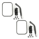 Quick Release Mirror PAIR for Jeep Wrangler TJ JK 1997-2018 Textured 391102518